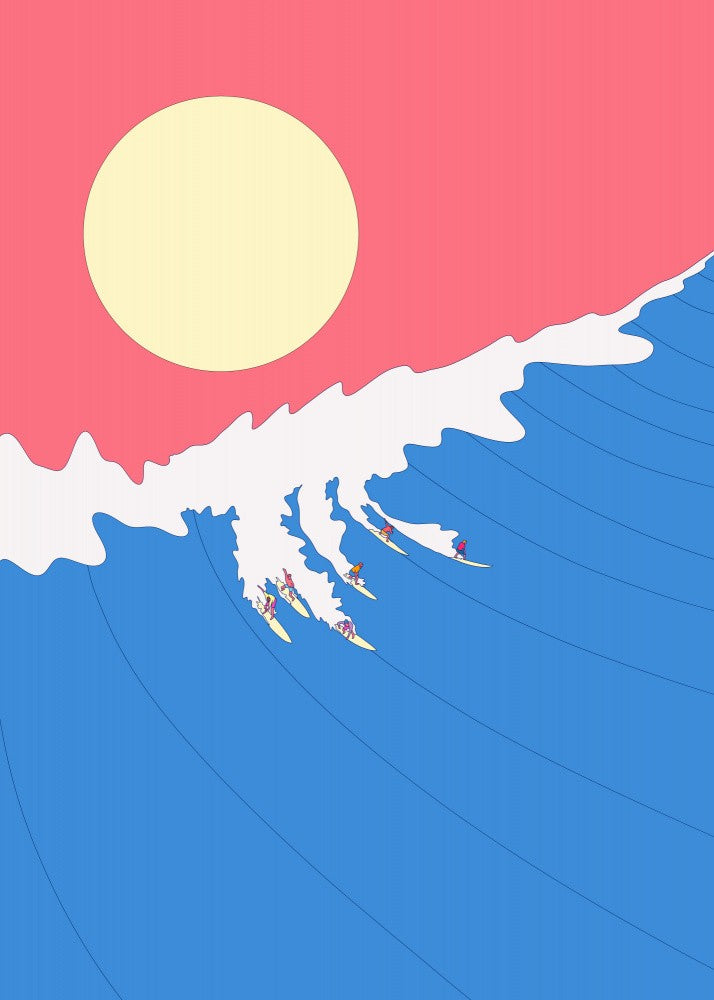 Great wave surfers