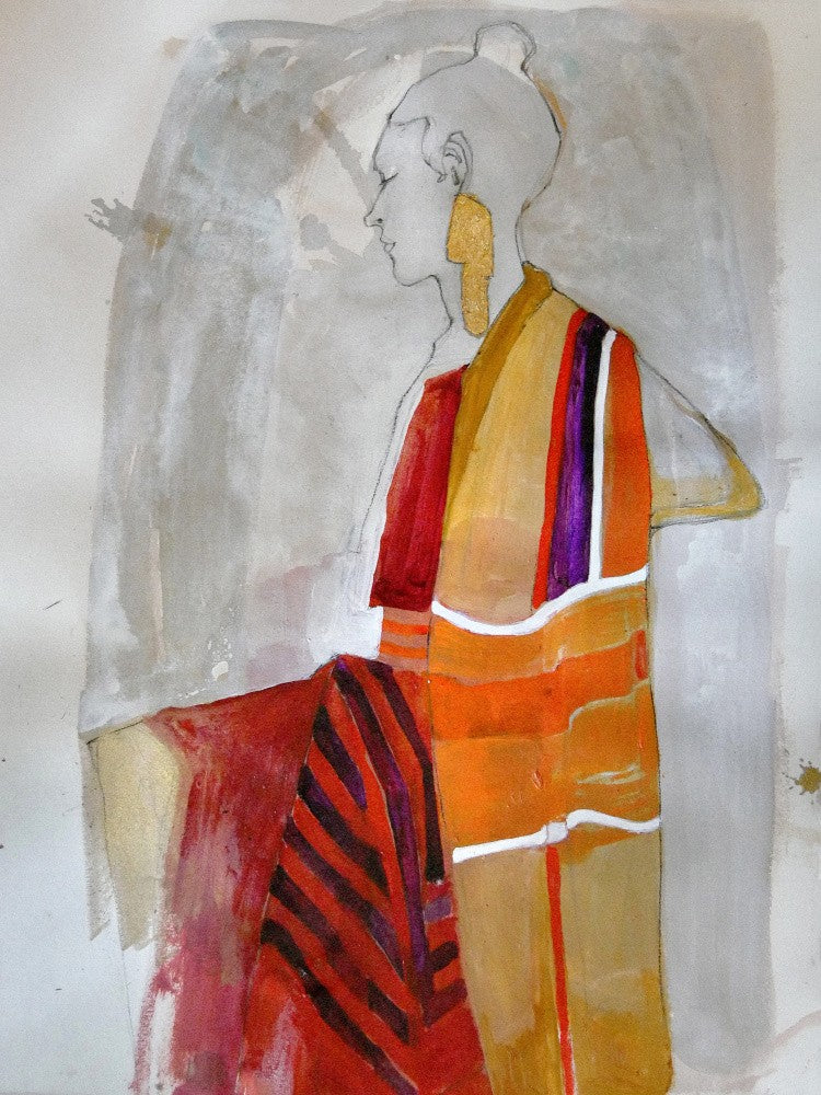Woman in Red