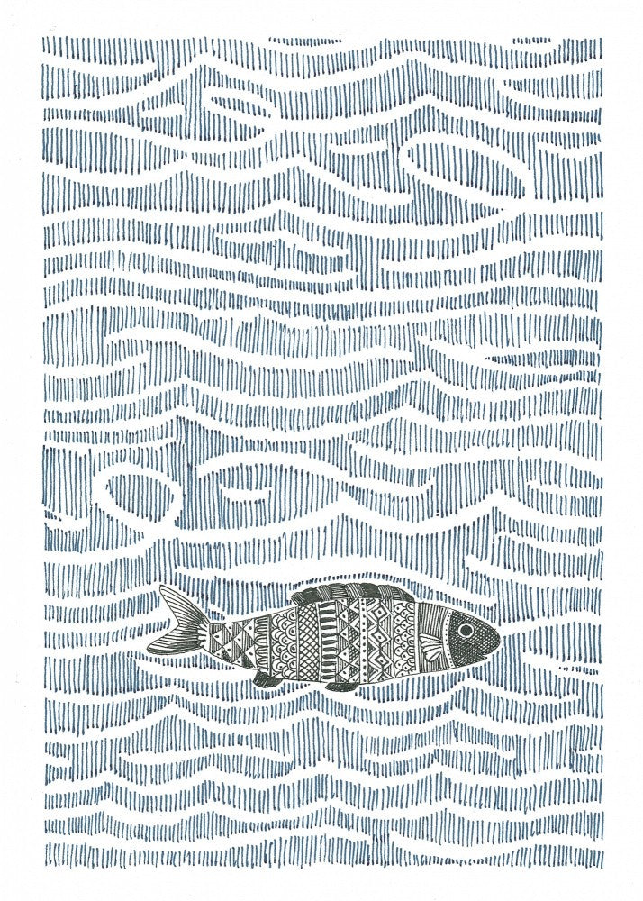 Poisson Sous les Vagues