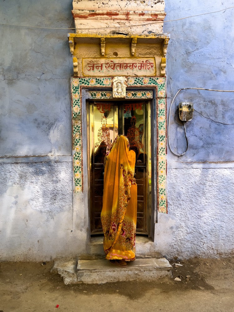 At a door of jain temple