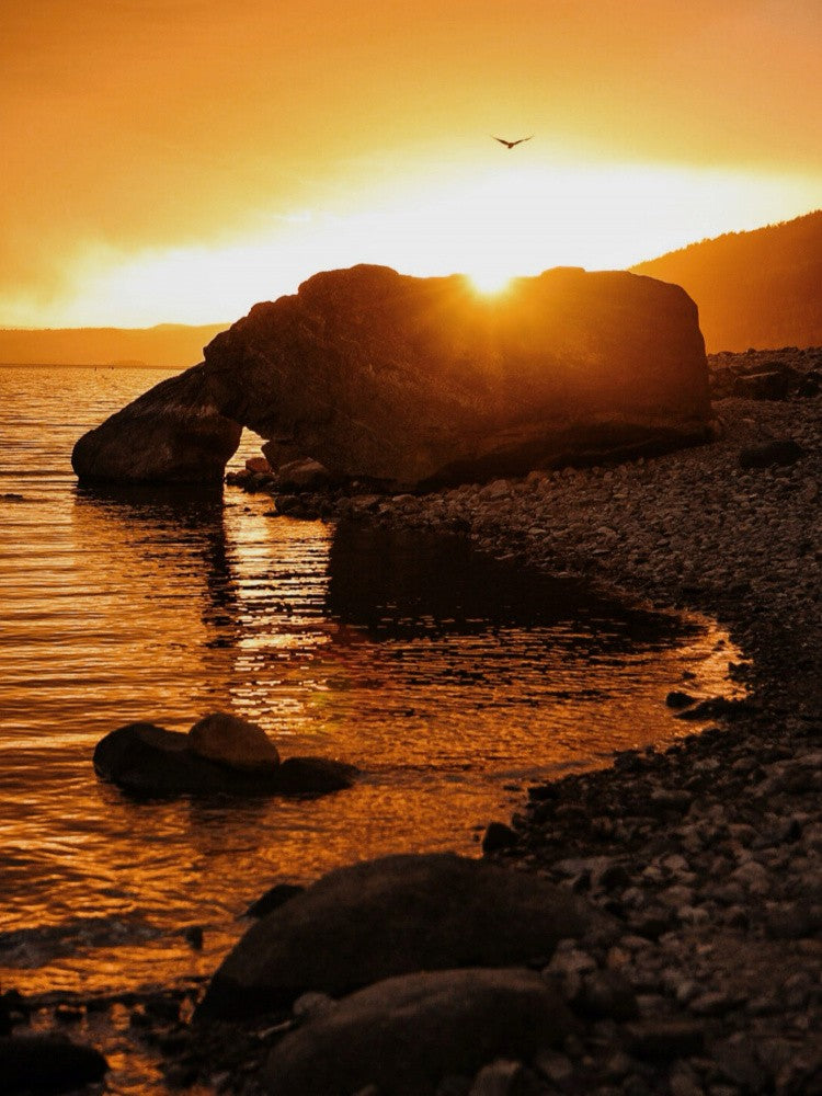 Arapahoe Bay Sonnenuntergang