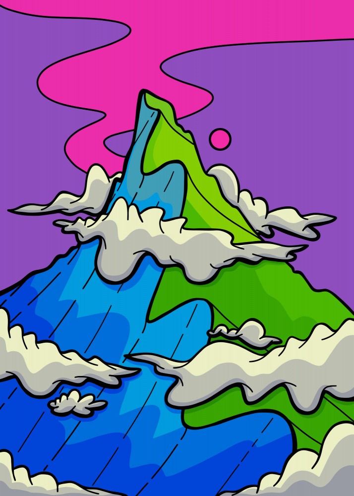 mountain clouds