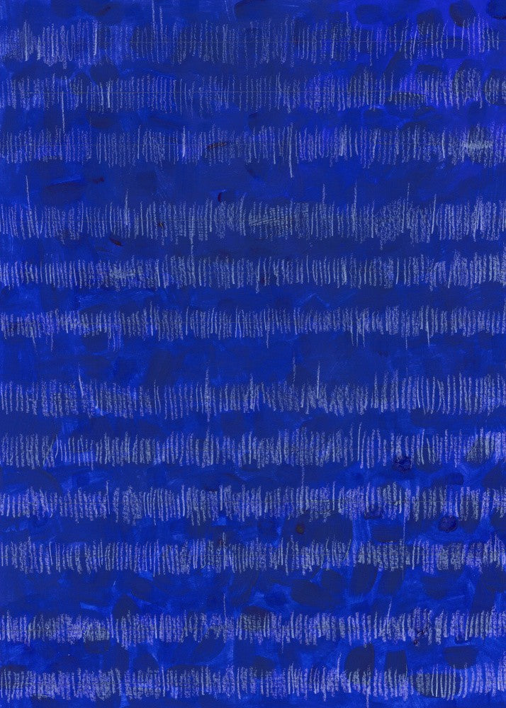 Poetic Lines On Blue