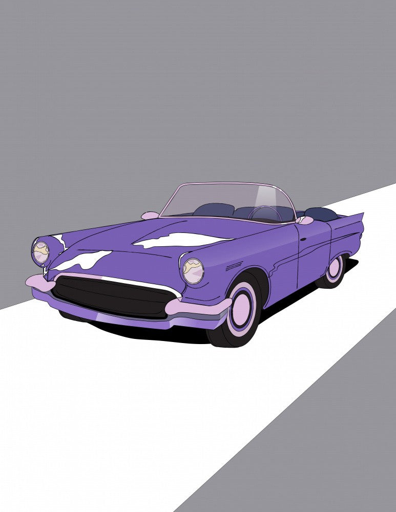 Vintage Red Sports Car