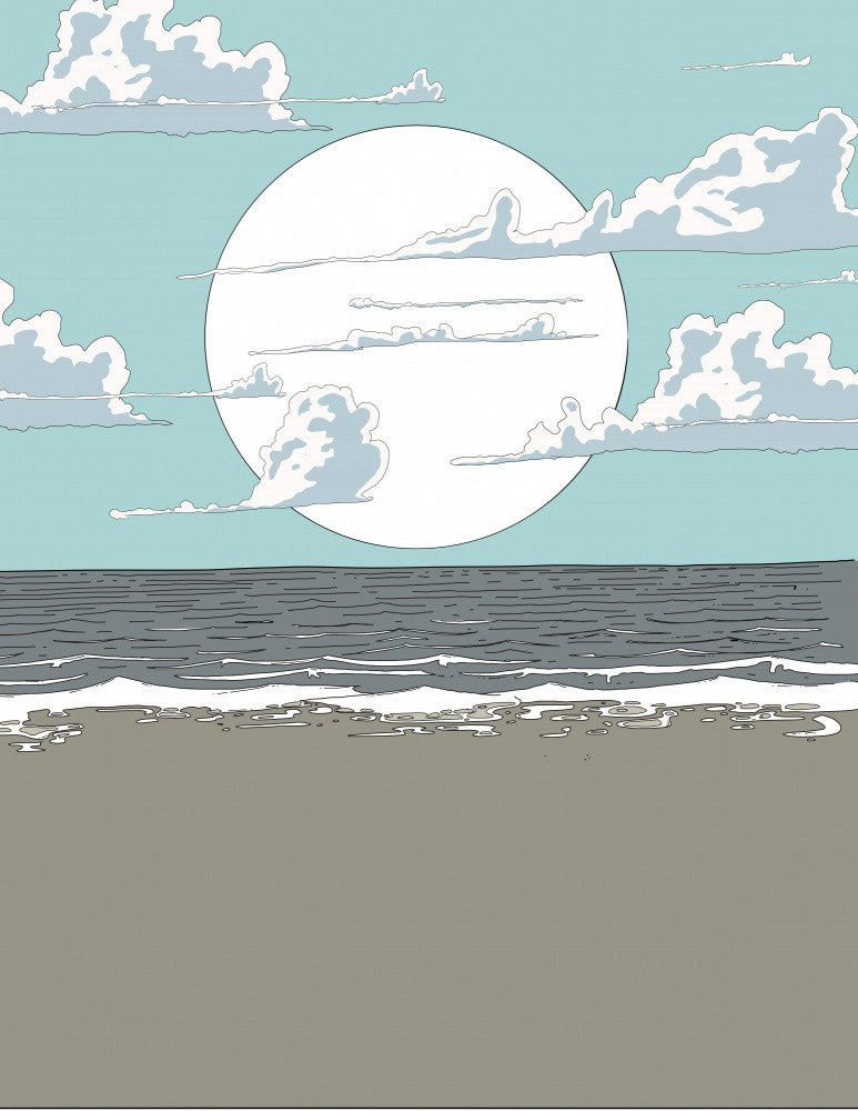Full Moon At The Beach