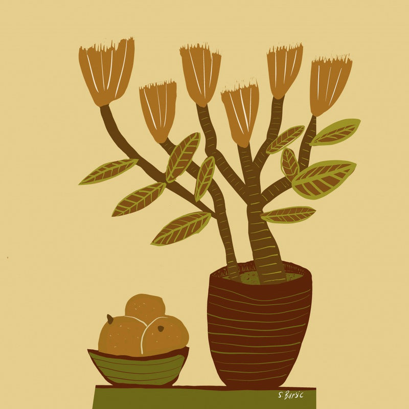 Potted florals rusts