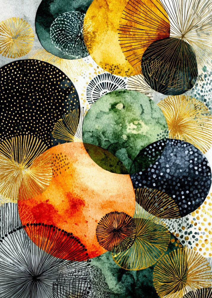 Composition with Overlapping Circles