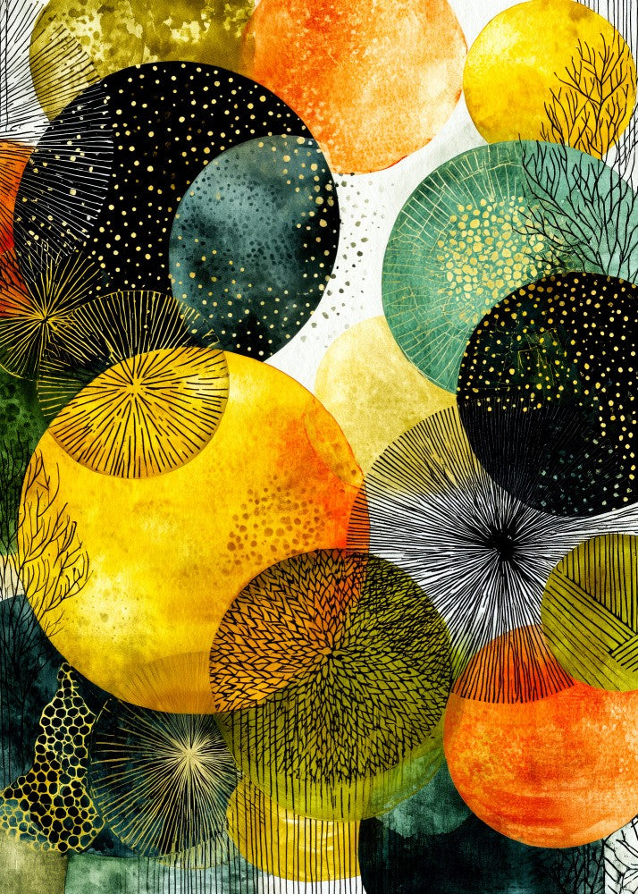 Composition with Overlapping Circles
