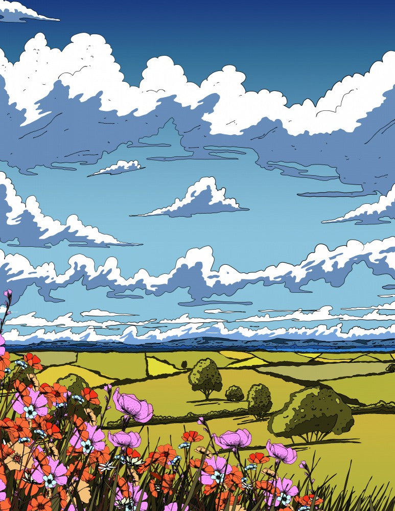 Wunderschöne Sommerlandschaft