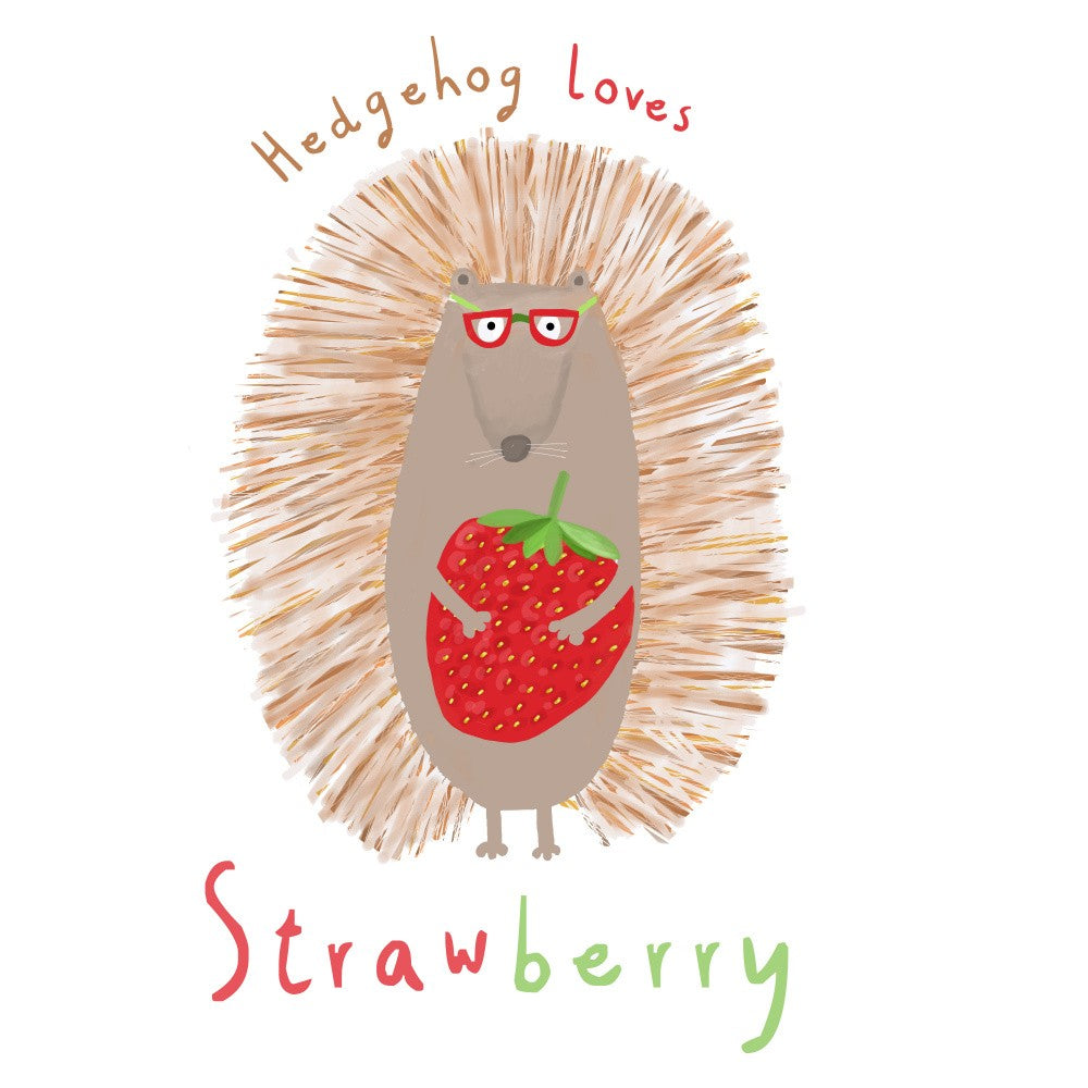 Hedgehog Loves Stawberry