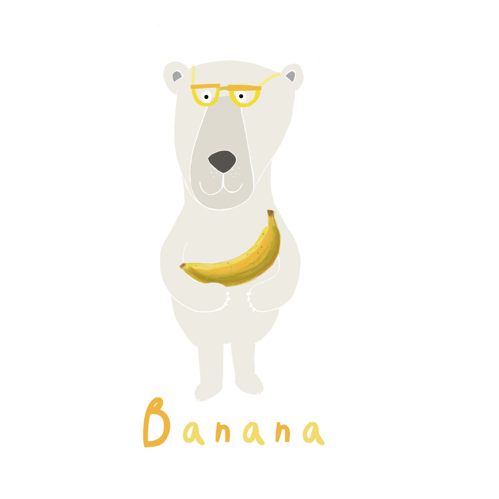 Polar Bear Loves Banana