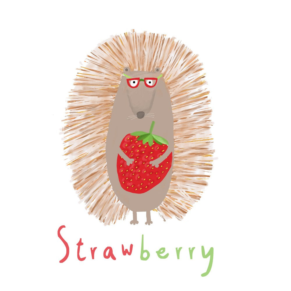 Hedgehog Loves Stawberry