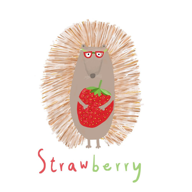 Hedgehog Loves Stawberry