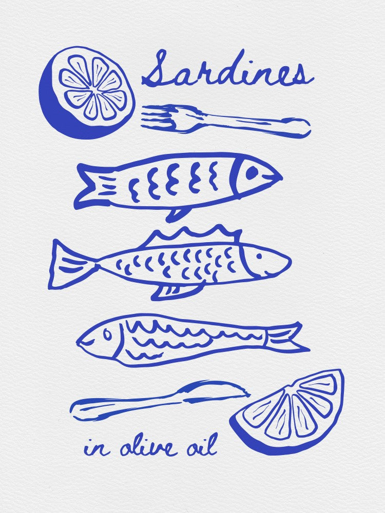 Sardinen in Olivenöl Blau