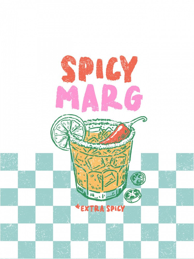 Spicy Marg on Green Checks