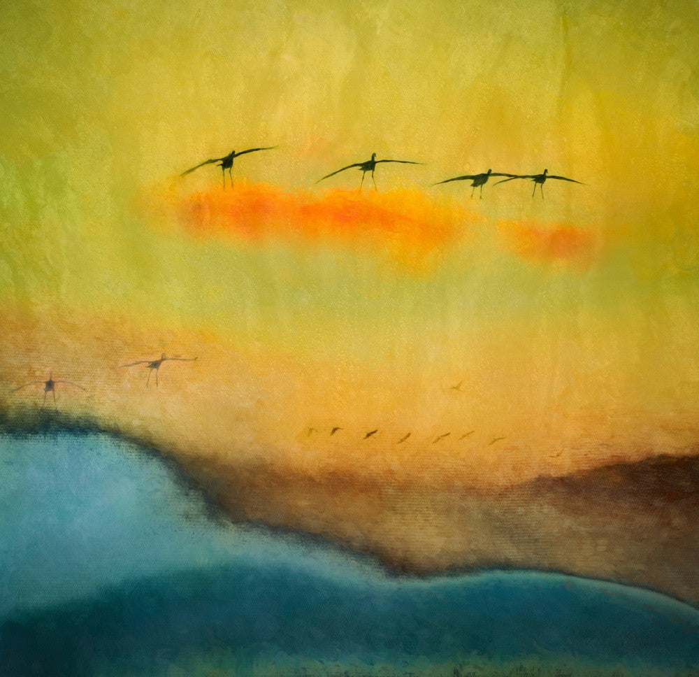 Crossing the twilight sky