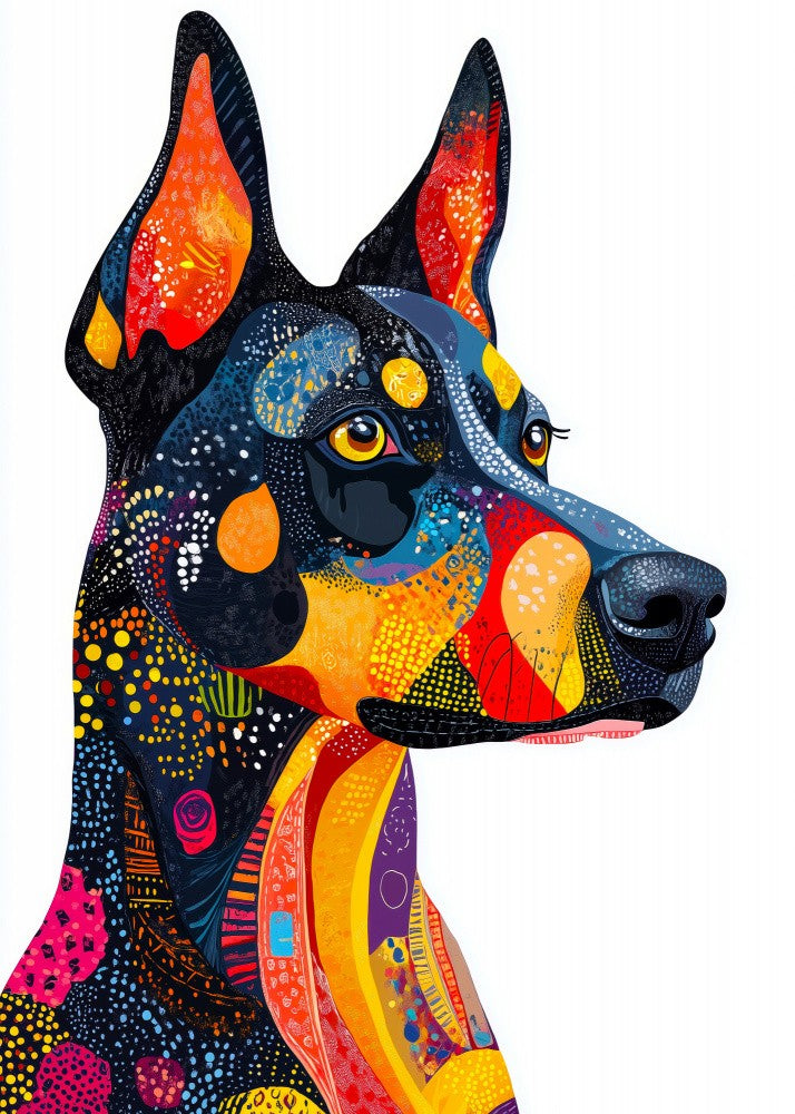 Dog Doberman Pincher