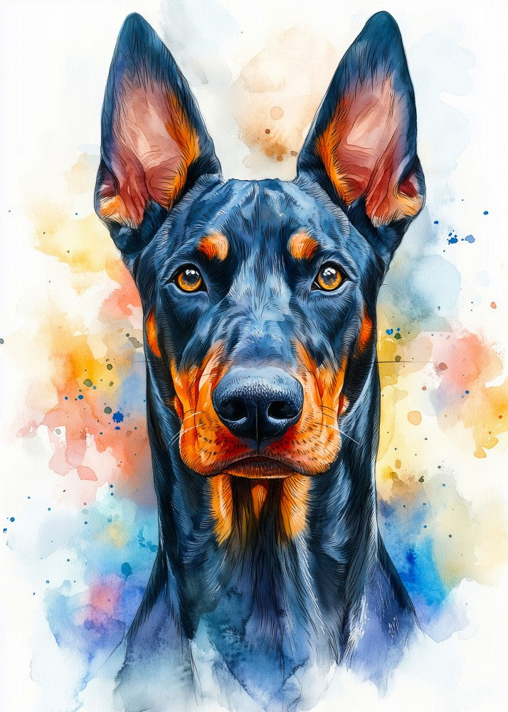 Dog Doberman Pincher