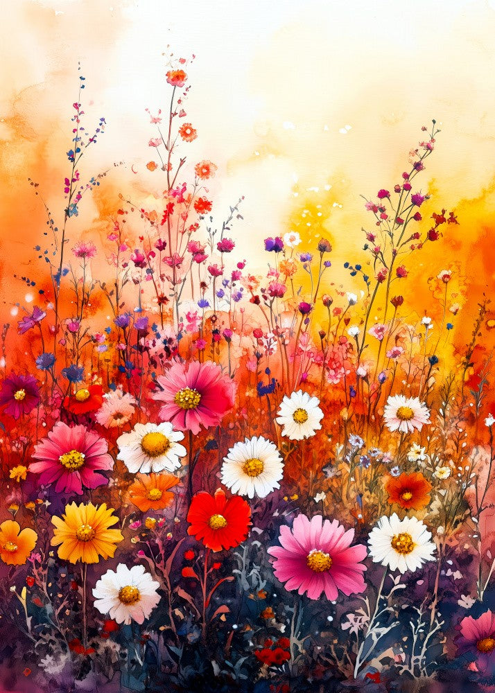 Blumenwiesen-Gemälde