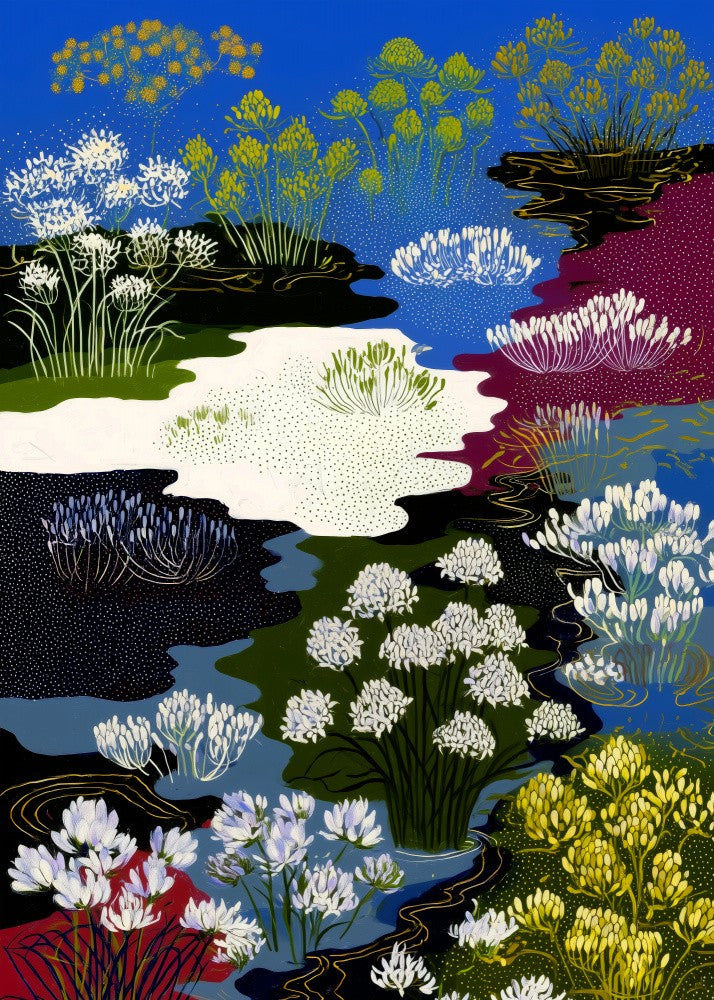 Flora Meadow nature art