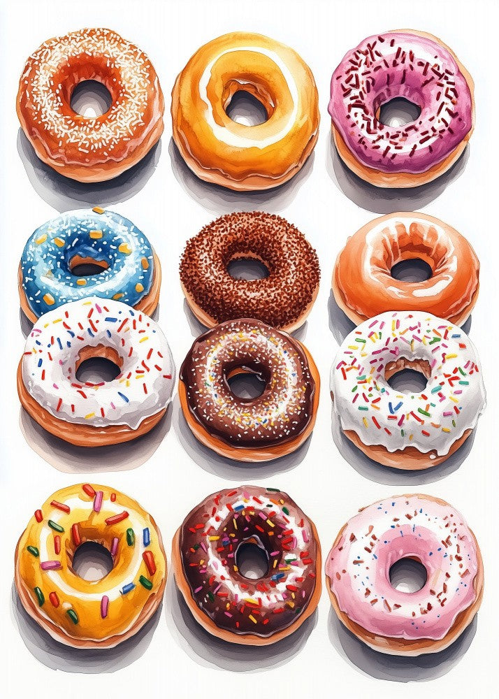 Food sweet donuts