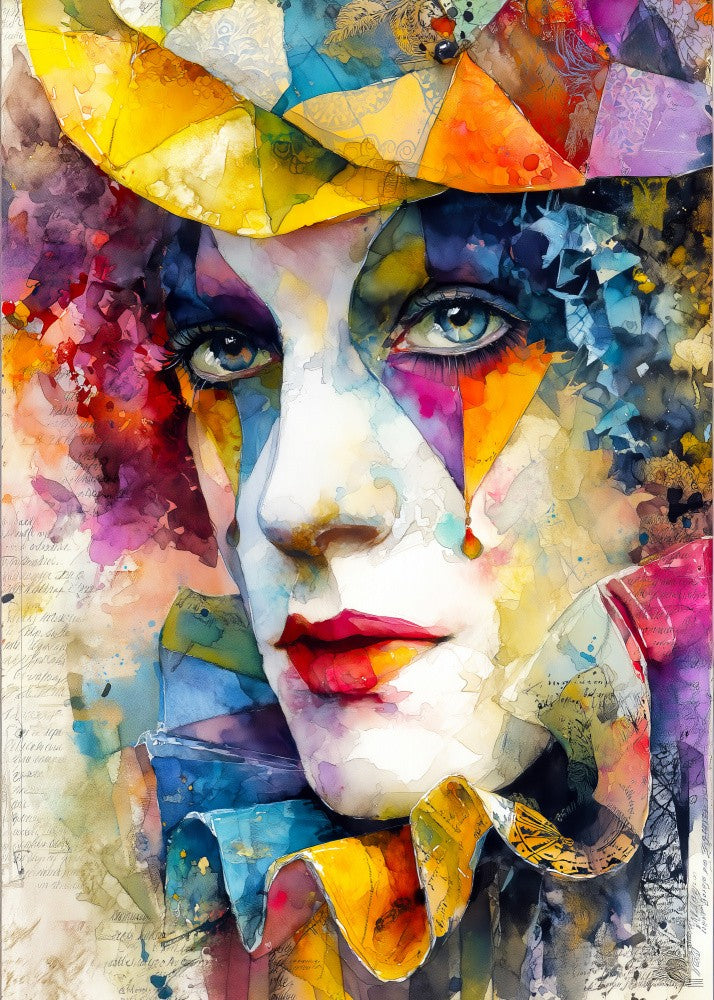Circus man clown
