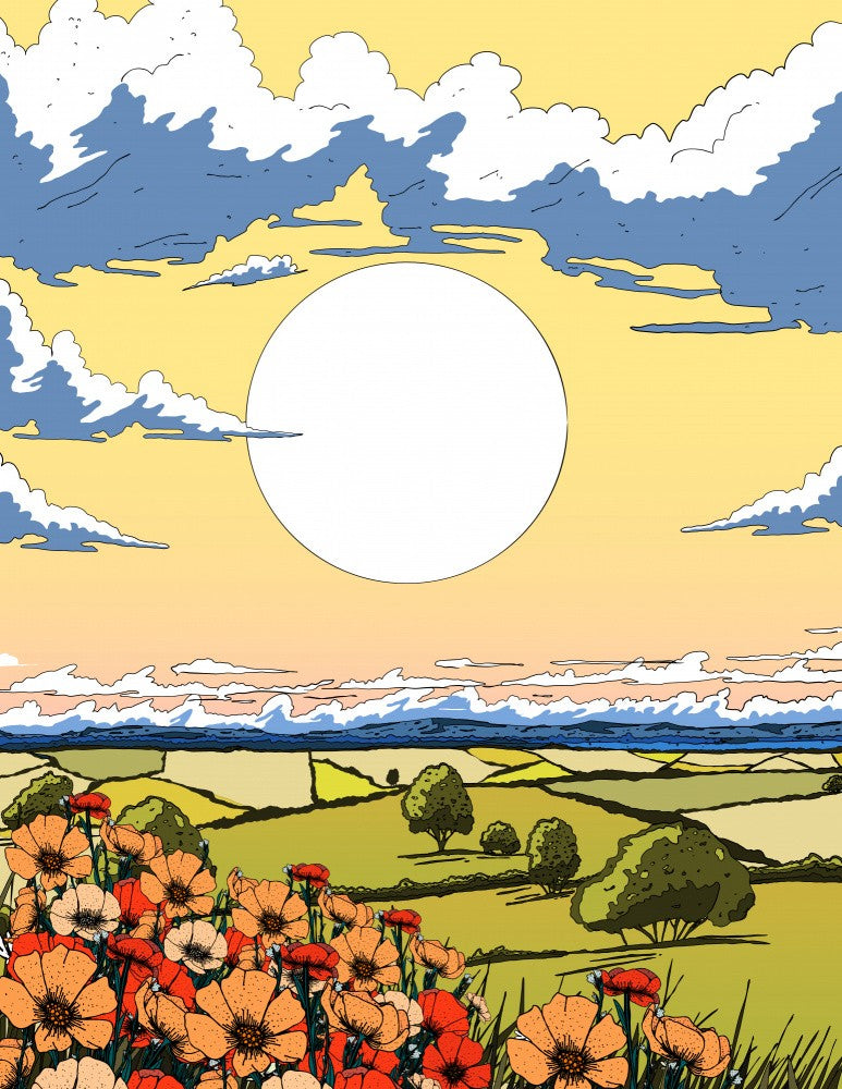 Ländliche Landschaft