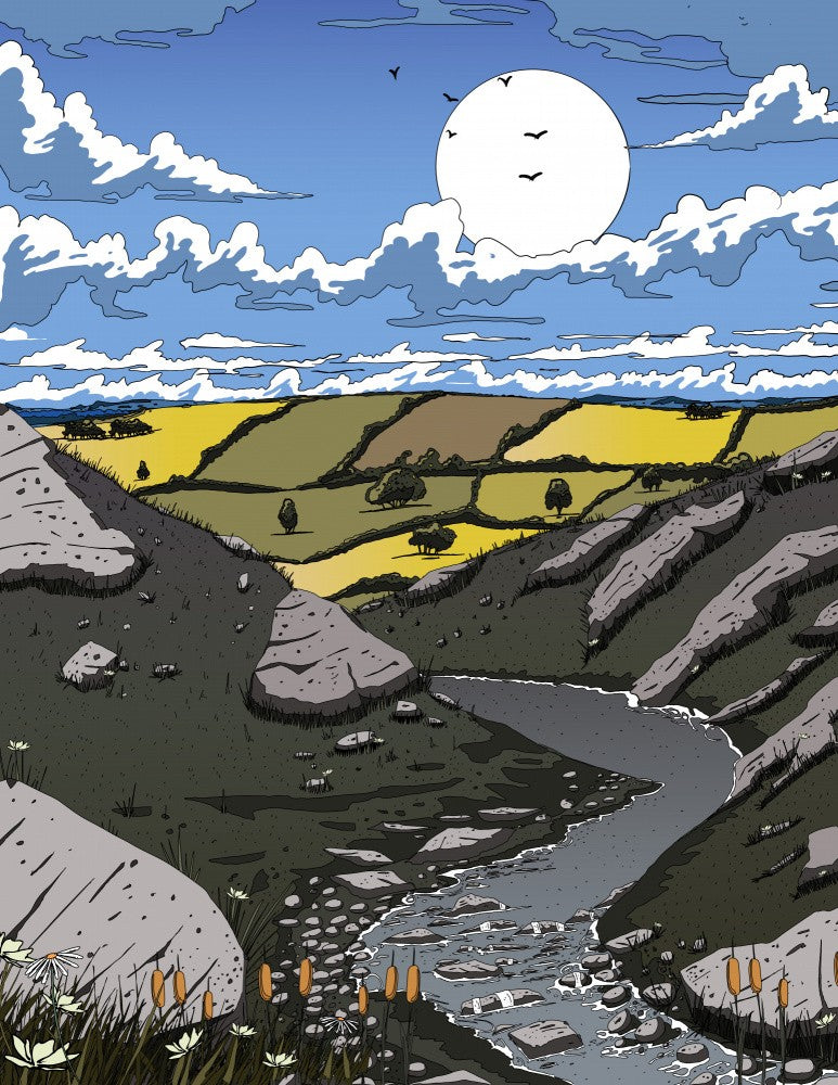 Moon Over The Valley