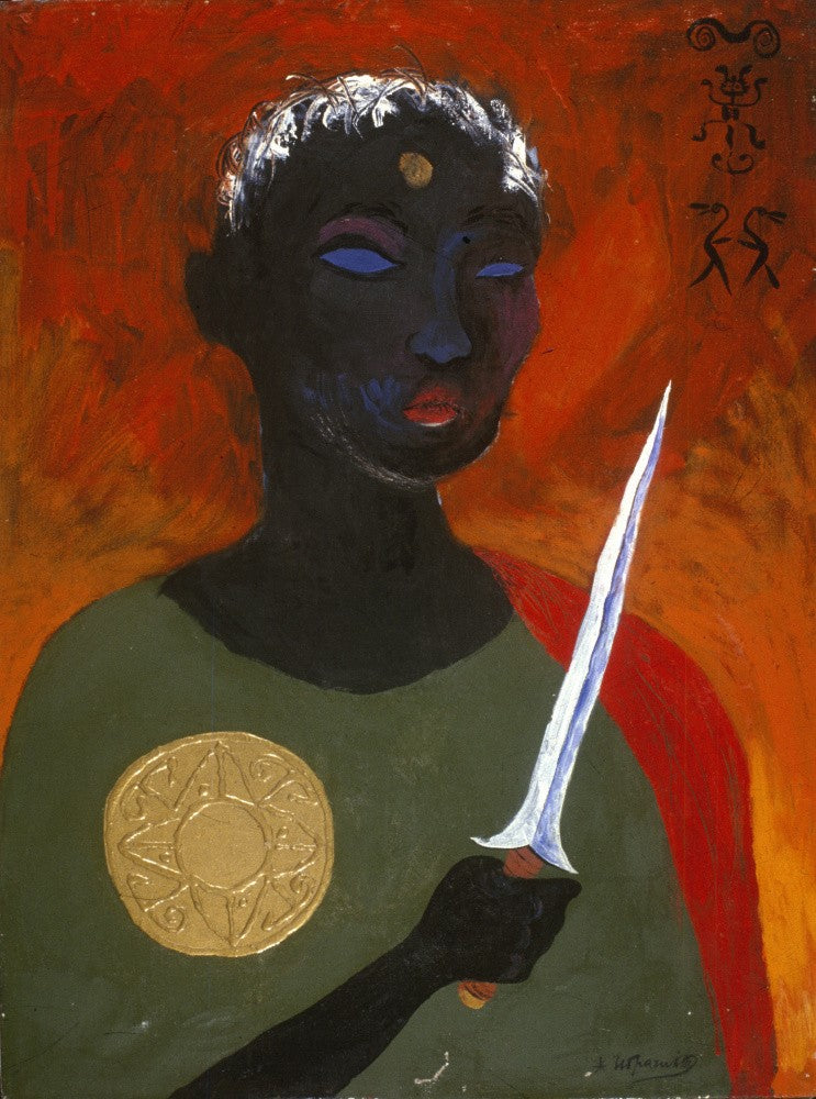 Self Portrait With Sword 1990
