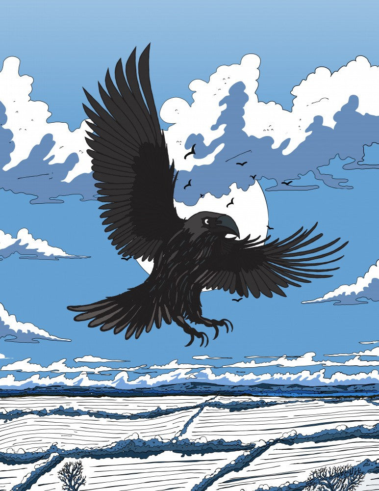 Raven In Flight