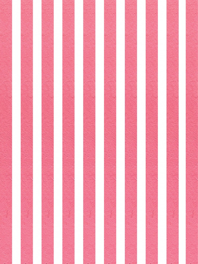 Vibrant Pink Stripes: Original Hand-Painted Acrylic Art for Summer