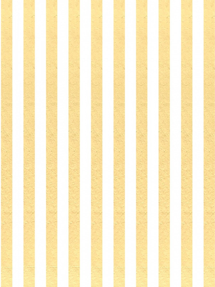 Sunny Stripes in Yellow and White: Original Hand-Painted Acrylic Art
