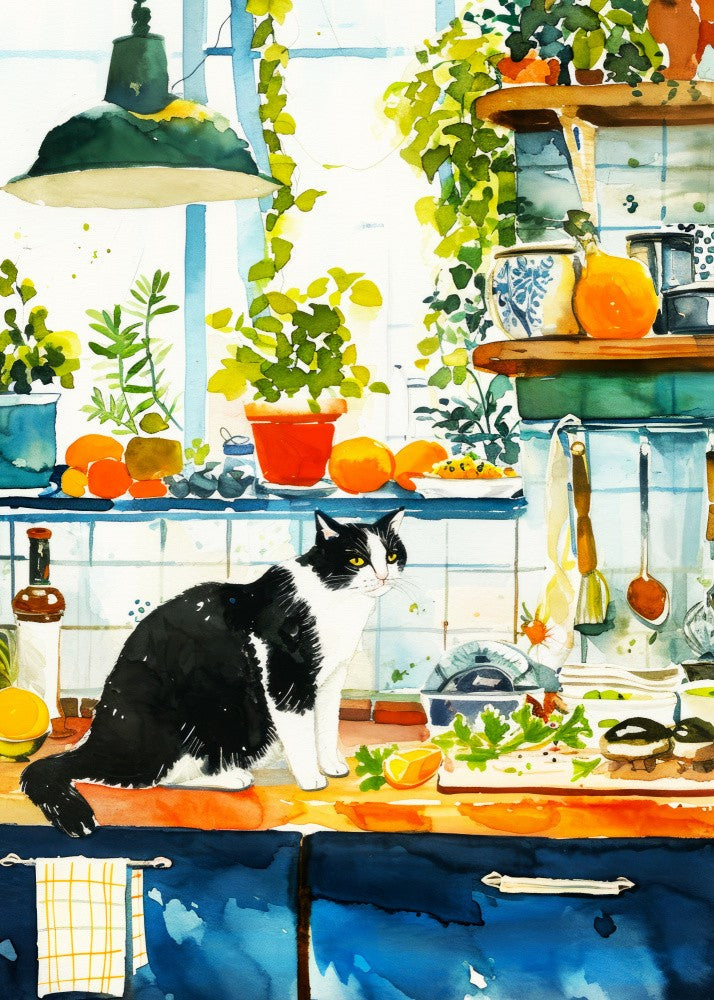Cat In the Kitchen
