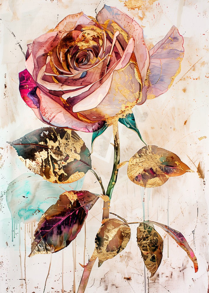 Golden Flora Art Rose (1)