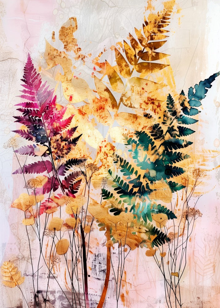 Golden Flora Art Ferns (2)