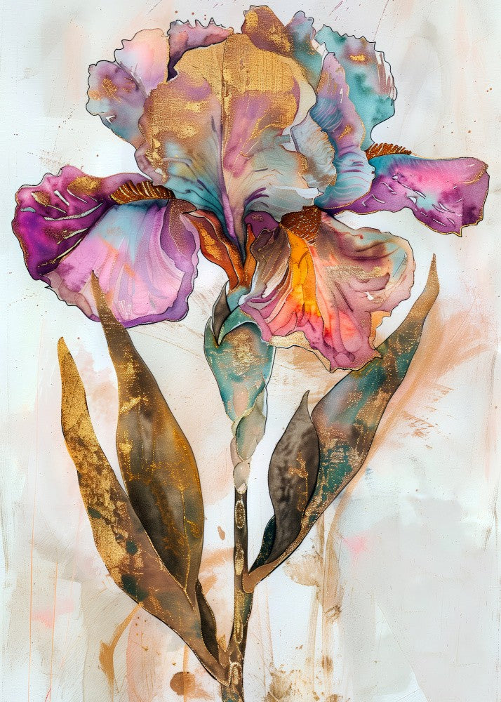 Golden Flora Art Iris (3)