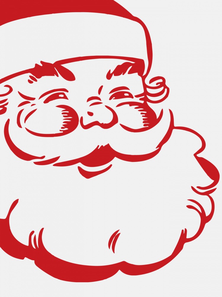 Retro Santa - Red