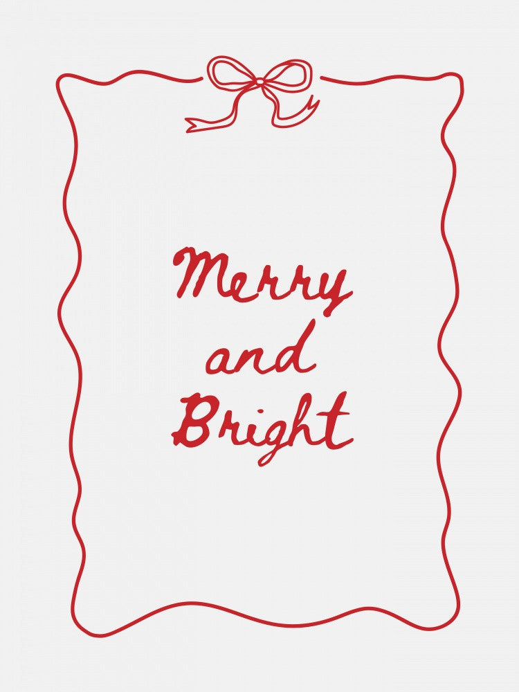 Merry and Bright - Red