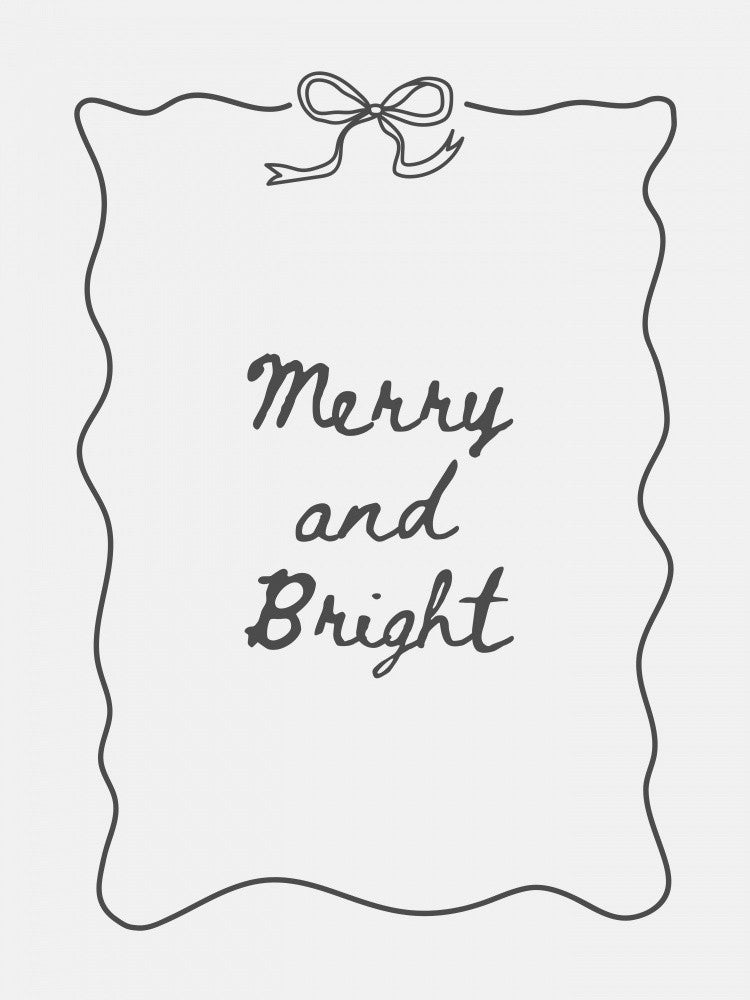 Merry and Bright - Black
