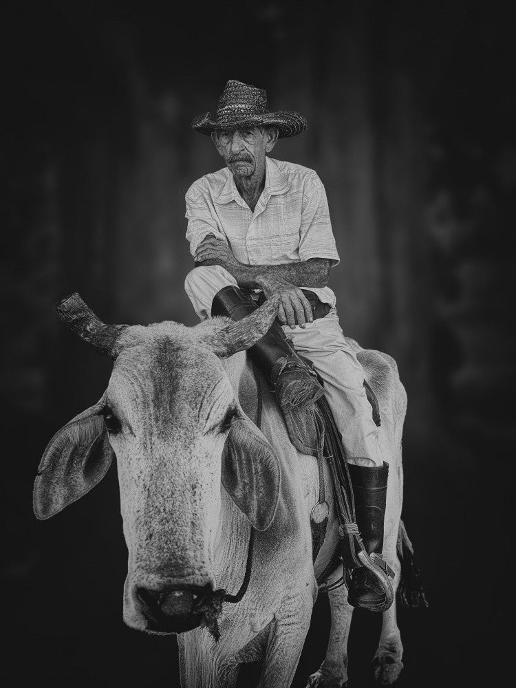 portrait of a cuban farmer