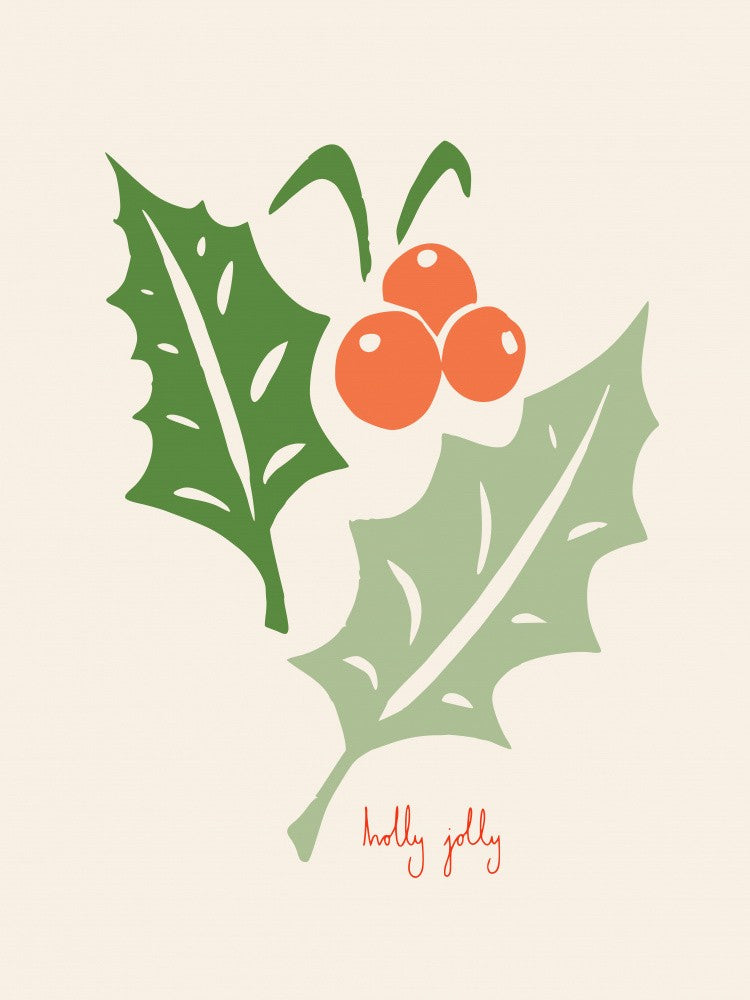 Fröhliche Stechpalmenbeeren