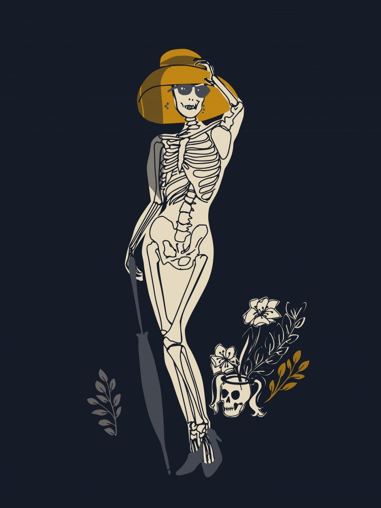 Gothic fashionista black Illustration No2