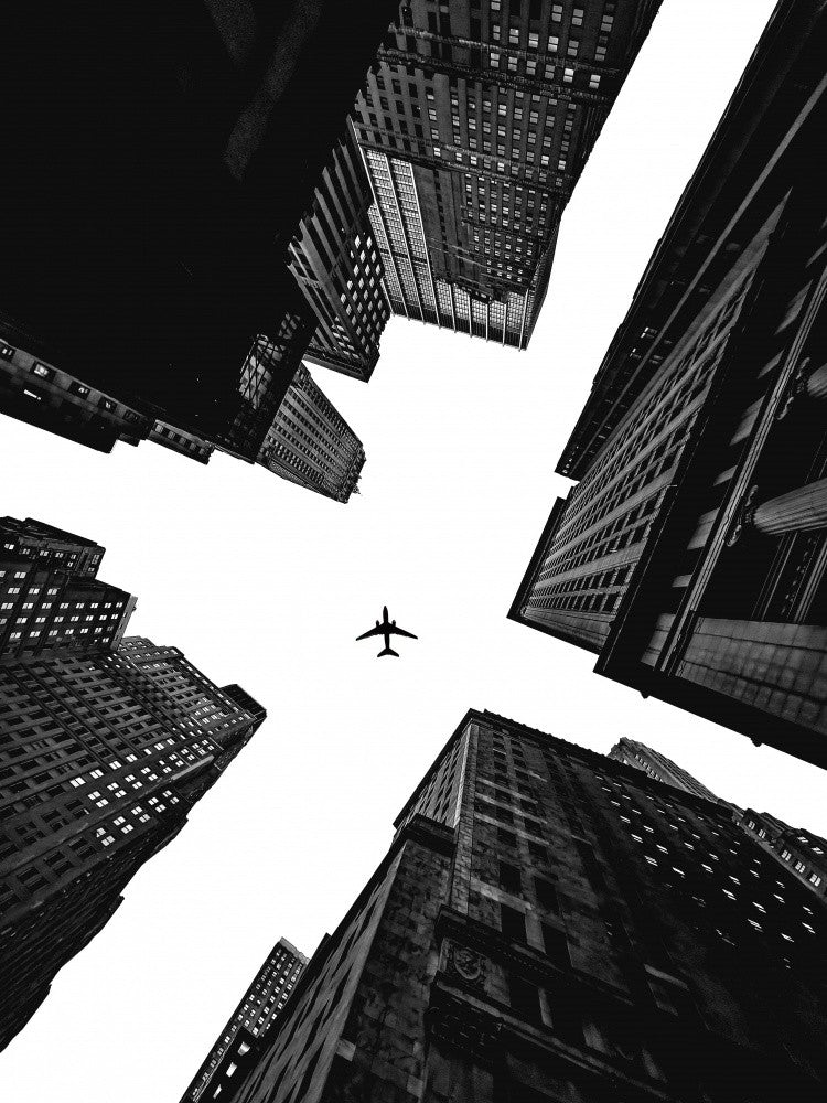 Flying Over Skyscrapers