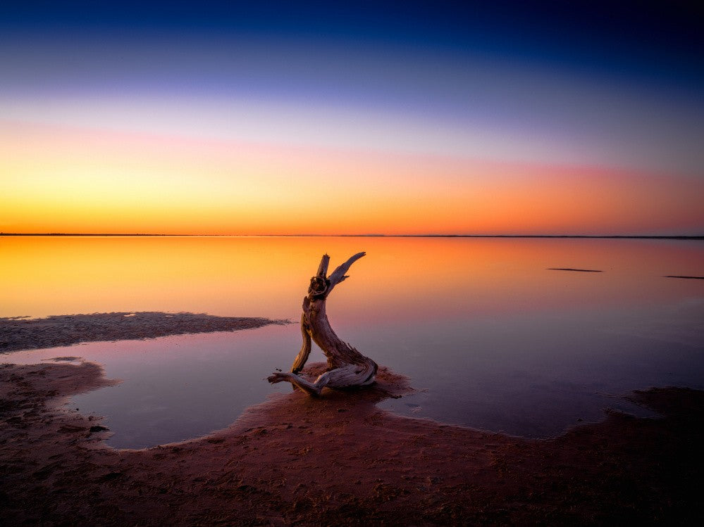 Golden dusk - Lake Tyrrell