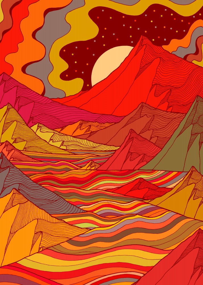Psychedelic peaks