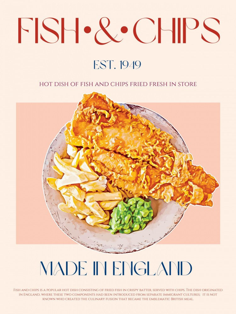 Klassisches Fish-and-Chips-Gericht