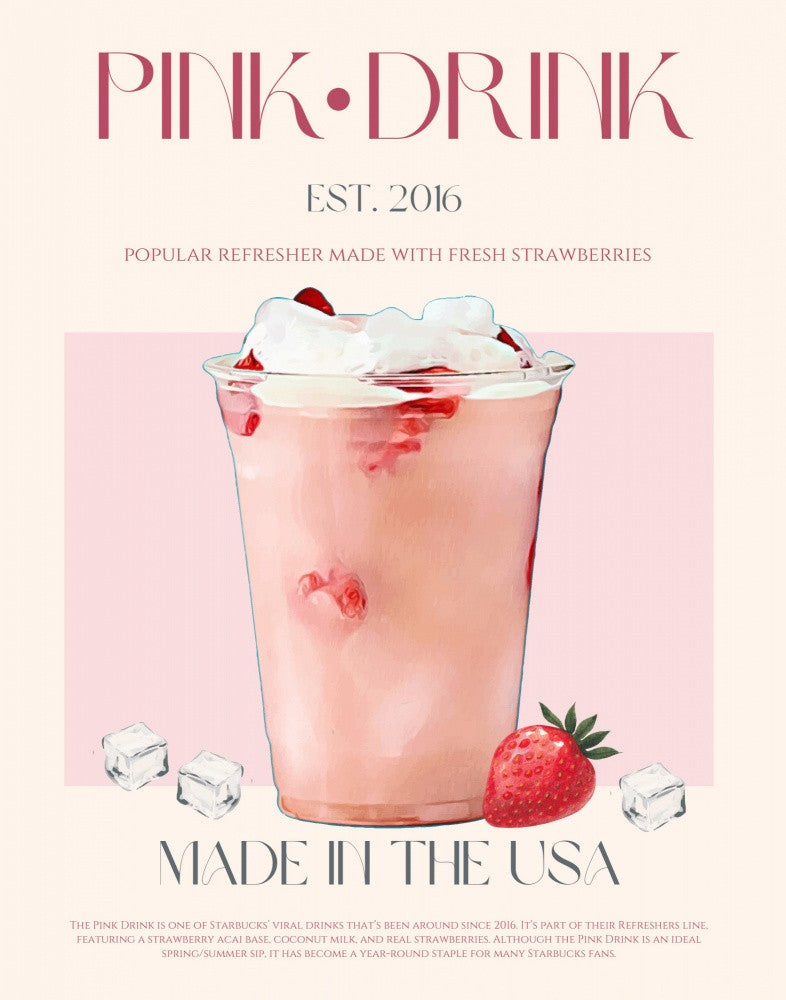Pink Drink Print