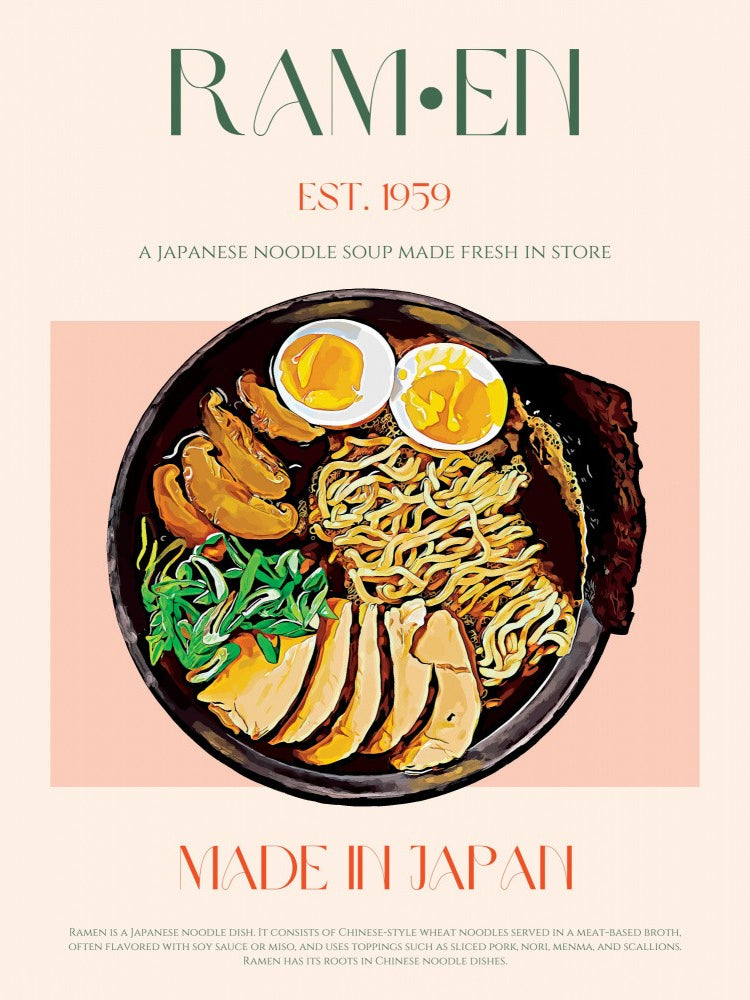 Savoring Japanese Ramen Bowl