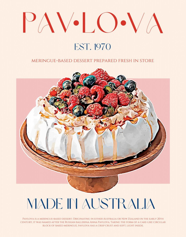 Délice Pavlova aux Baies