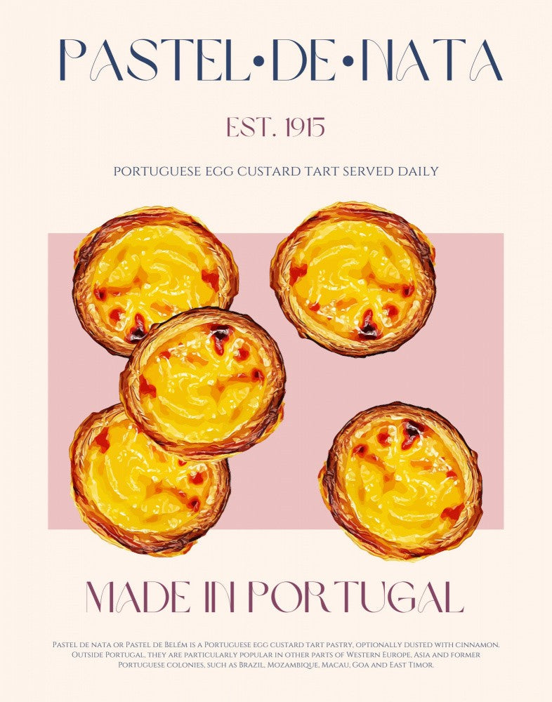 Traditionelle portugiesische Puddingtörtchen